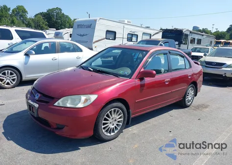 2005 Honda Civic Ex from USA, damaged, VIN 2HGES267X5H617166